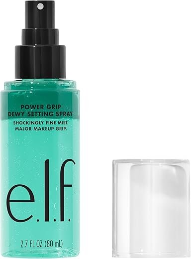 e.l.f. Power Grip Dewy Setting Spray – Hydrate & Lock Makeup